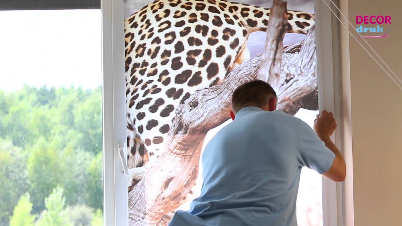 FOTOROLETY - instrukcja montażu, mechanizm kaseta - Fotoroleta w kasiecie