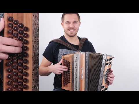 Zwoa Bleamal stehn am Wiesenrand | Lernvideo | Steirische Harmonika