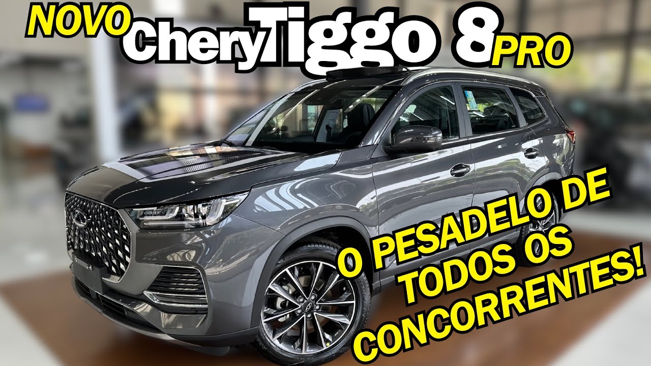 Novo Tiggo 8 Pro 2025 - MAIS COMPLETO DO QUE APARTAMENTO MOBILIADO! VAI SER LÍDER DE MERCADO?