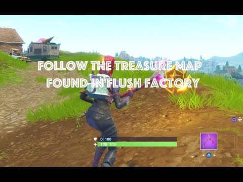 Follow the Treasure Map in Flush Factory - Fortnite: Season 5 Week 3 Challenge