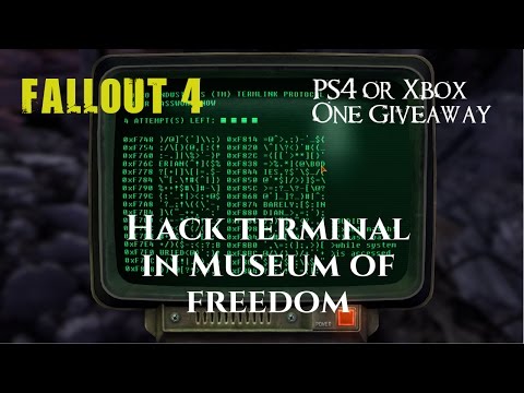 Fallout 4 - Gameplay Walkthrough - Hack Terminal in Museum of Freedom