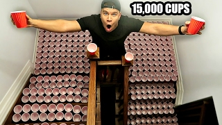 REVENGE PRANK ON MOM! (10,000+ RED CUPS)