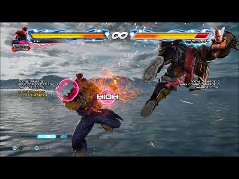 68)Akuma, Heihachi, King - combo