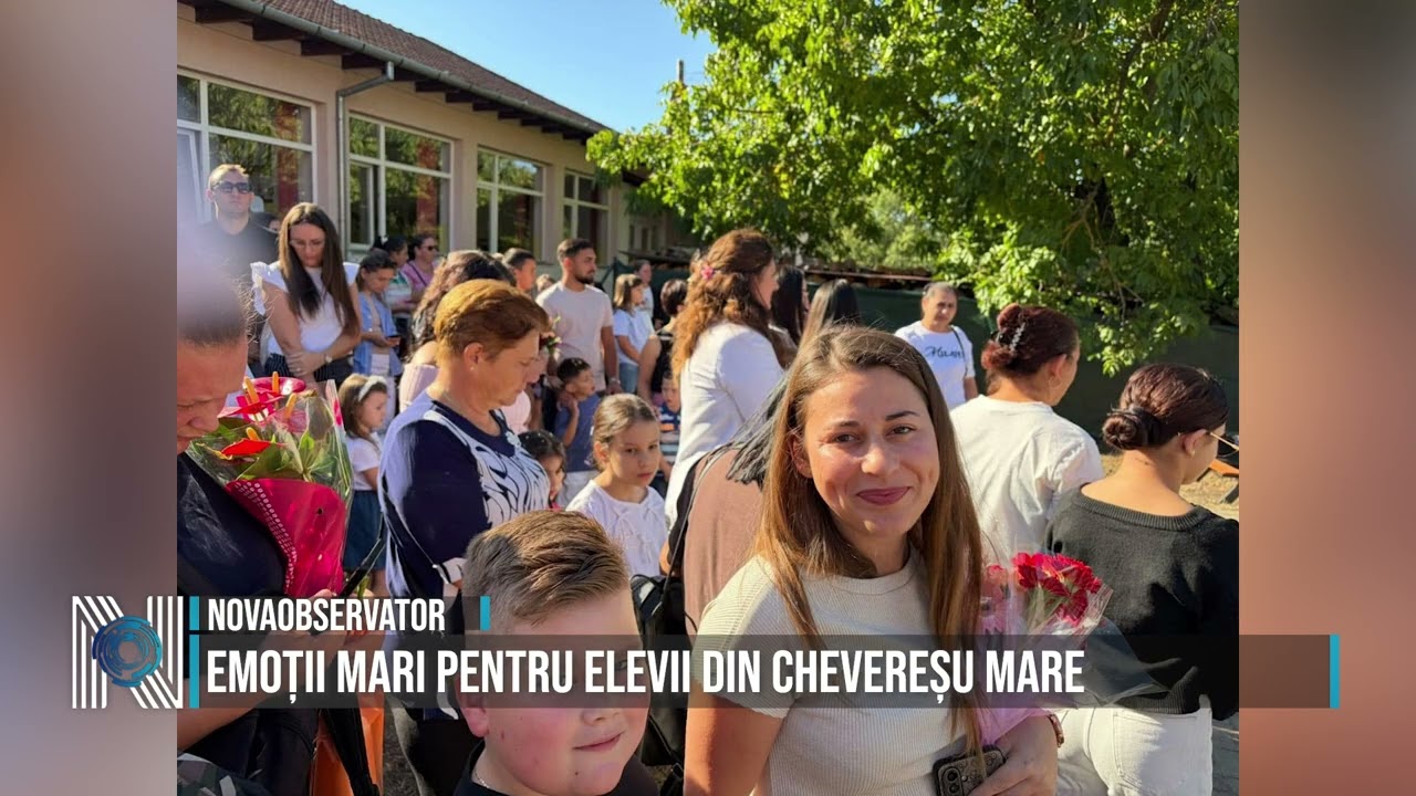 Emoții mari pentru elevii din Chevereșu Mare