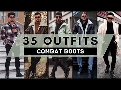35 Combat Boots Outfit Ideas For Winter 2023 | Men's...