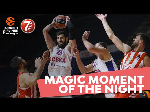 7DAYS Magic Moment of the Night: Tornike Shengelia, CSKA Moscow