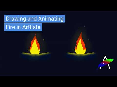 How to Draw & Animate Cartoon Fire 🔥 | Arttista Tutorial #animation #illustration #gamedev #cartoon thumbnail