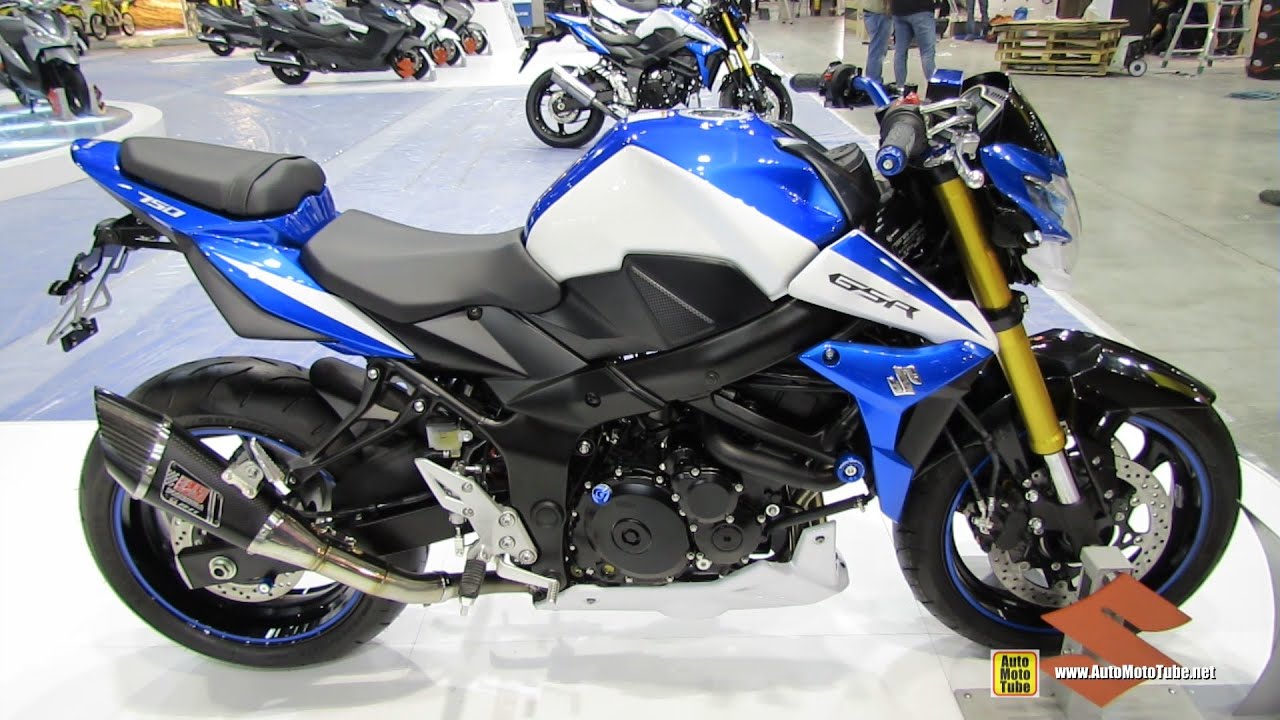 2015 Suzuki GSR-750 - Walkaround - 2014 EICMA Milan Motorcycle Exhibition
