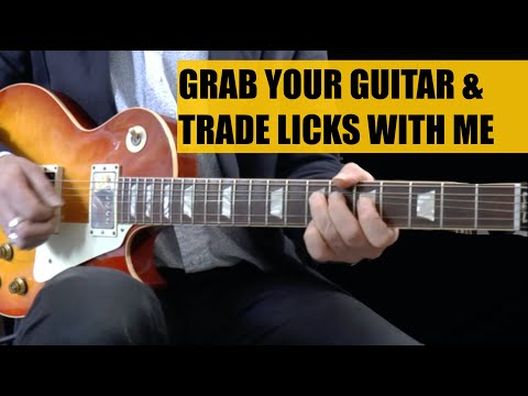 Trade Licks With Me - Slow Blues in A!
