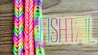 How to Make a Basic Rainbow Loom Bracelet - Fishtail Tutorial