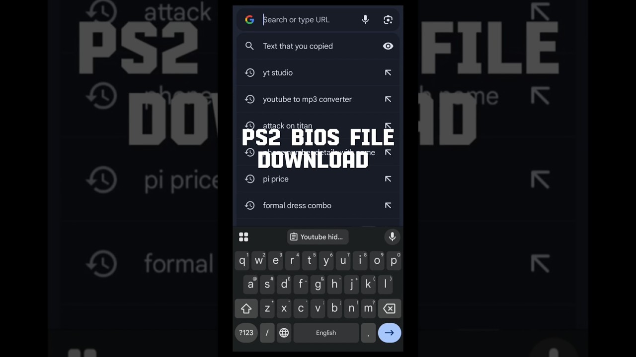 BIOS FILE DOWNLOAD #ps2 #bios #ps2games #games #aethersx2 #shorts #videogames