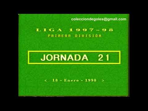 Goles Liga 1997-1998 Primera División Jornada 21