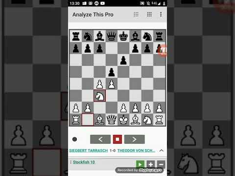 Chess with Anna. Siegbert Tarrasch vs. Theodore von Scheve, 1894