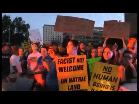 PROTESTA KUNDER TRUMP NE NEW MEXICO MEGJITHE FITORET NE WASHINGTON LAJM