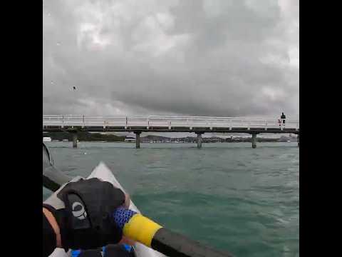 Okahu Bay pier #surfski #jettyfishing #kayaking #newzealand