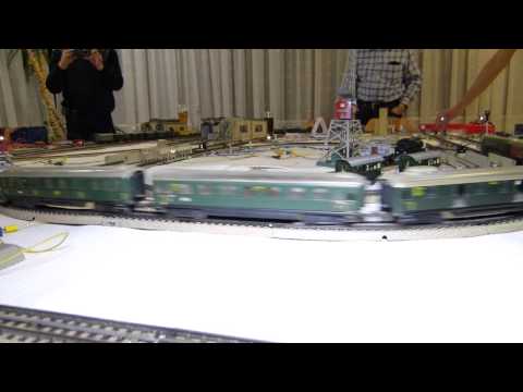 39. Stummi-Treff WN,  03 - RE 4/4  (Märklin 3014 / Märklin RE800) mit Schürzenwagen.