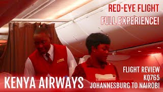 KENYA AIRWAYS FLIGHT REVIEW | JOHANNESBURG TO NAIROBI | KQ765 | B737-800