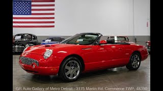 Video Thumbnail for 2002 Ford Thunderbird