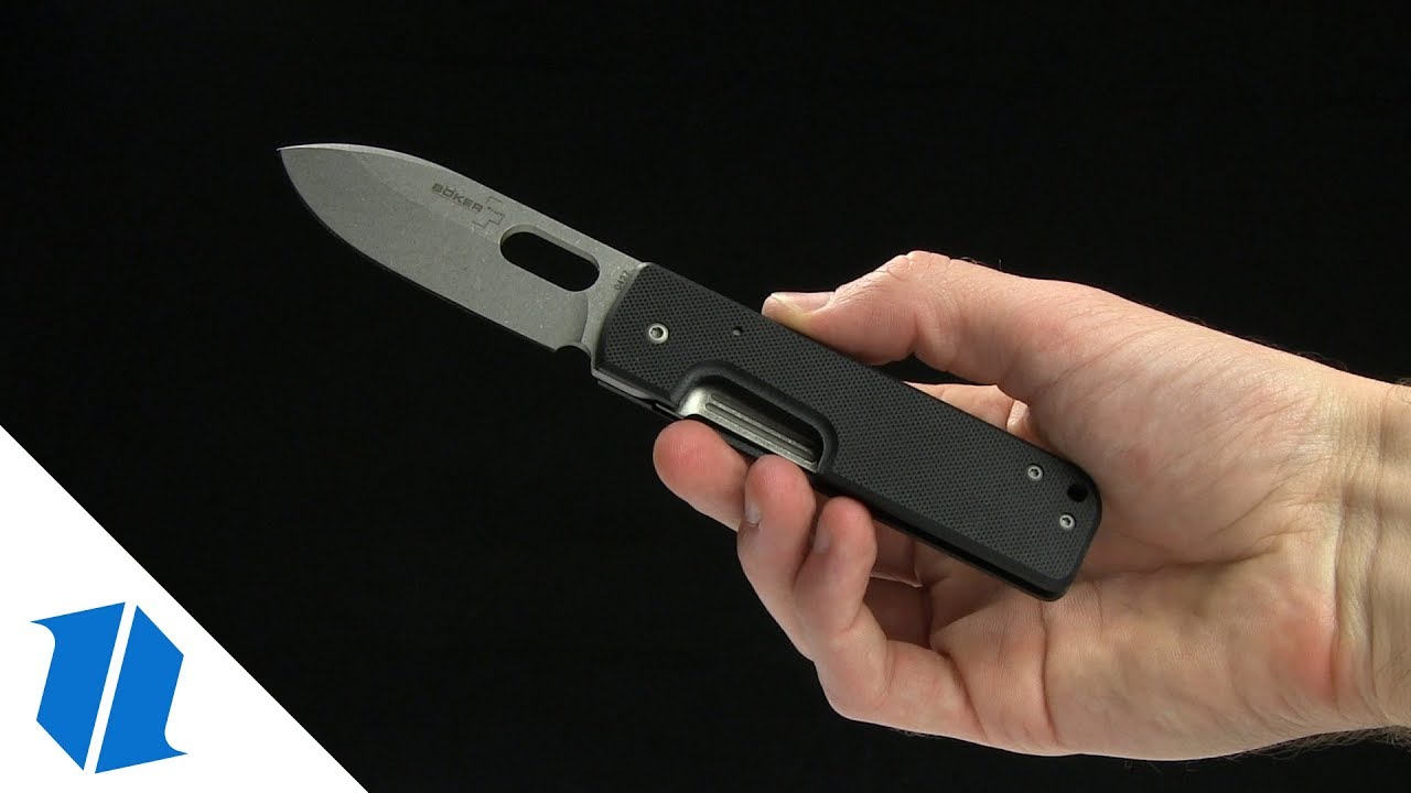 Boker Plus Panchenko Lancer Liner Lock Knife Black G-10 (3" Dark SW) 01BO066