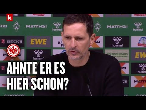 Video Thumbnail: Toppmöller entlassen: Seine letzte PK als SGE-Trainer | Werder Bremen - Frankfurt 3:3