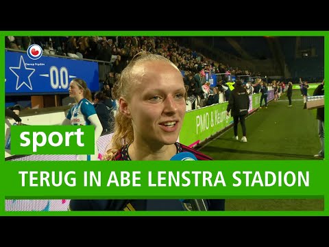 REPO: Ajacied Tiny Hoekstra uit Rinsumageest terug in Abe Lenstra Stadion