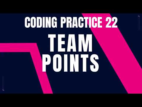 Team Points Coding Practice 22 Python Coding Tips Tricks Nxtwave Ccbp 4 0 Telugu Python Code