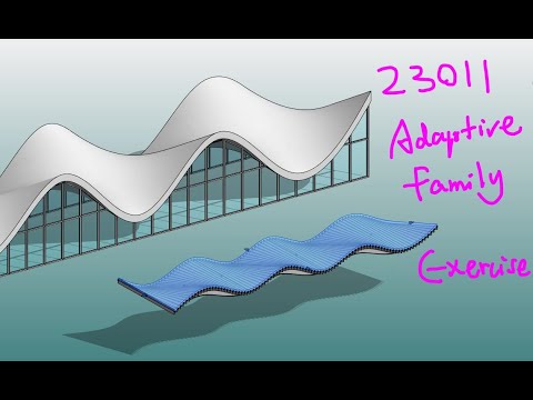 23011 - Revit Adaptive Family Exercise (Wave)
