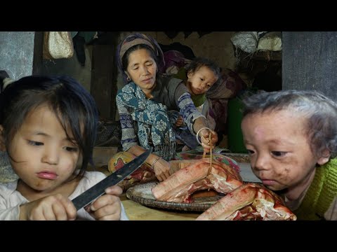 In the mid-eastern rural region of Nepal, organic pork  greens are traditionally cooked in this way.