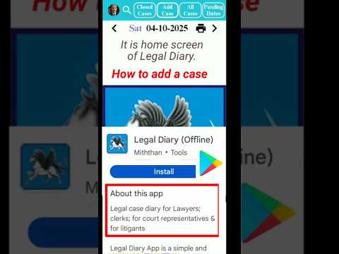 Legal Diary (Offline)
