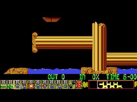 (Former world record) MS-DOS Lemmings Speedrun (Fun) [42:45]