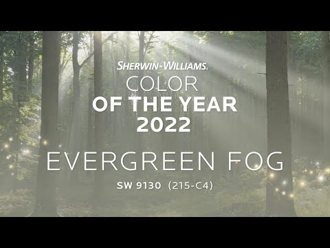 Sherwin-Williams 2022 Color of the Year - Evergreen Fog
