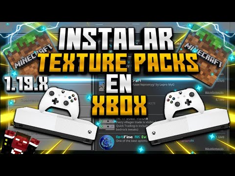 ✅ How to install textures for Minecraft Xbox One [Desactualizado 1.20] Minecraft 1.19.X ✅