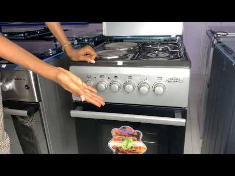 How To Operate Royal Standing Gas Cooker With 2 Burners and 2 Hotplates