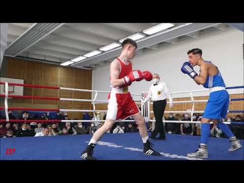 27.02.2022  Boxen in Velbert * Arfat Jousupov * Team Fight Oelde vs. Kornel Lipiec * Velberter BC
