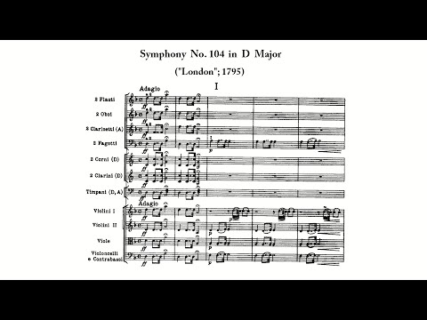 Haydn: Symphony No. 104 in D major "London" (with Score)