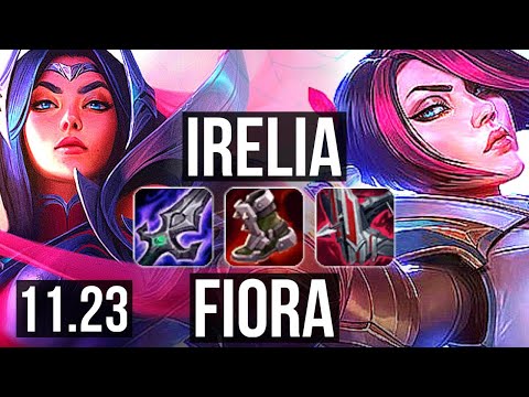 IRELIA vs FIORA (TOP) | 68% winrate, 11/2/9, Legendary | NA Challenger | 11.23