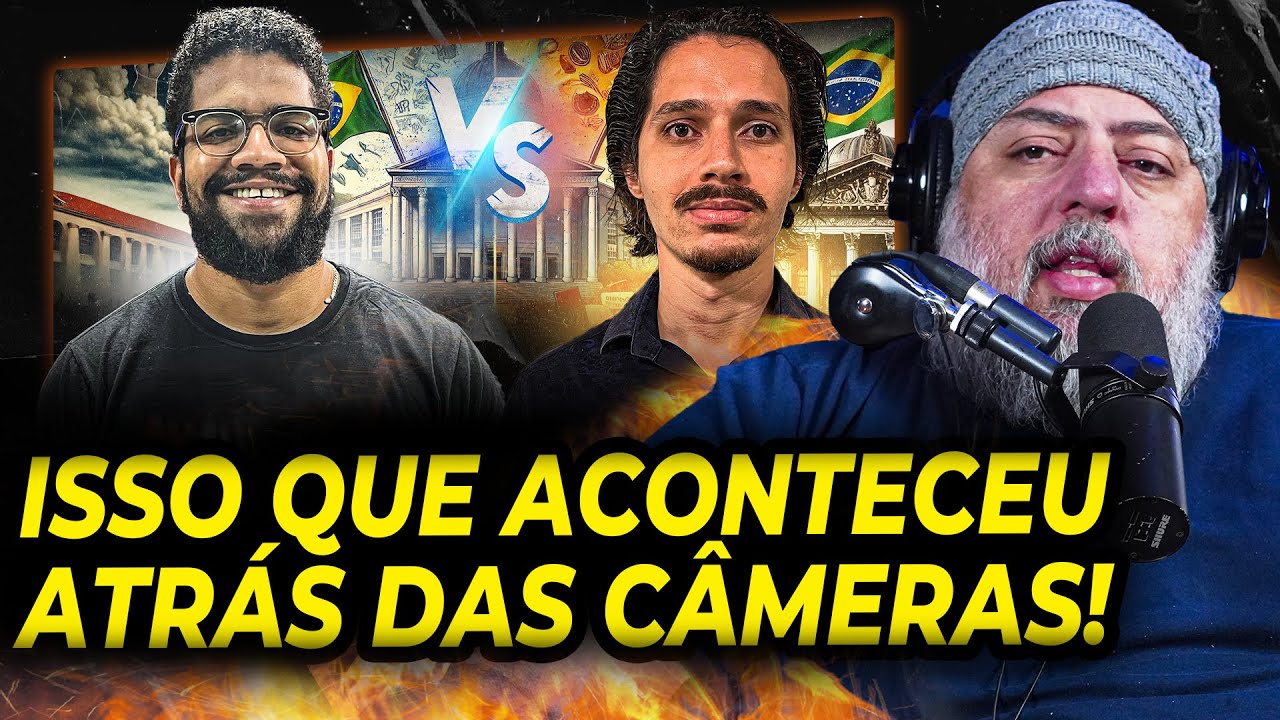 BEHIND THE SCENES OF THE JONES MANOEL x WILKER LEÃO DEBATE