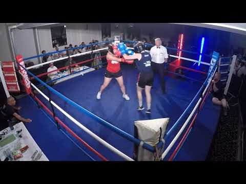 Ultra White Collar Boxing  KETTERING  LOUISE WRIGHT VS ARDYN SANDERSON