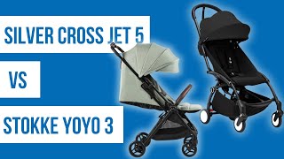 Stokke Yoyo 3 vs. Silver Cross Jet 5 Stroller Comparison|Best Lightweight Travel Strollers 2024/2025
