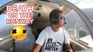 Bird Closes the runway and flying in a military airspace