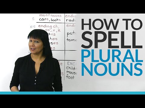 How to spell plural nouns easily