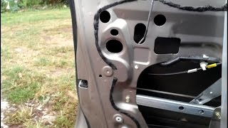 Door Panel Removel and lock swap Ford Taurus.