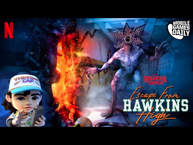 Vídeo relacionado con Netflix Stranger Things Hawkins High School 1986 - Sudadera con Capucha para niños, Athletic Heather, Medium