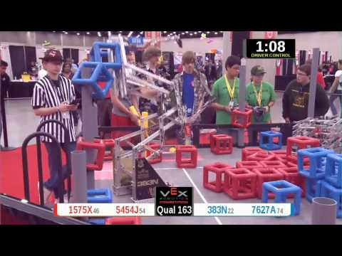 2015 VRC Arts Q163 - 1575X 5454J vs 383N 7627A - 14 to 37 - VEX Worlds 2015 - Arts Division