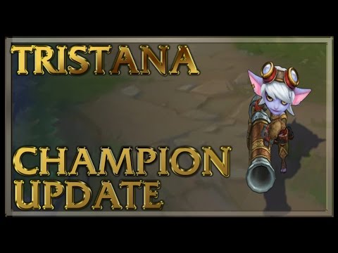 Tristana Champion Update Preview Gameplay - League of Legends