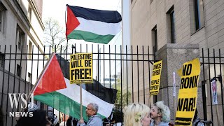 Watch: Classes Held Virtually at Columbia as Israel-Hamas Protests Persist | WSJ News