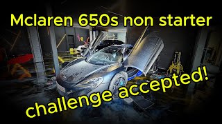 Mclaren 650s will not start!!