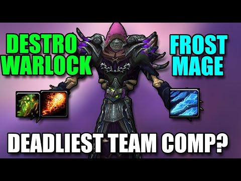 DEADLIEST COMP FOR WARLOCKS? DESTRUCTION WARLOCK IS NUTS MASSIVE CHAOS BOLTS  - FROST MAGE & DESTRO