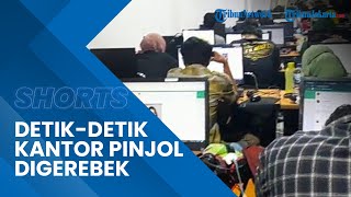 Detik-detik Polisi Gerebek Kantor Pinjol di PIK, Terungkap Pesan Penagihan Karyawan Pinjol