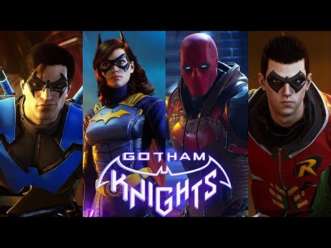 Gotham Knight Characters Heroes - (Batman Family - Batgirl, Nightwing, Red Hood, and Robin)